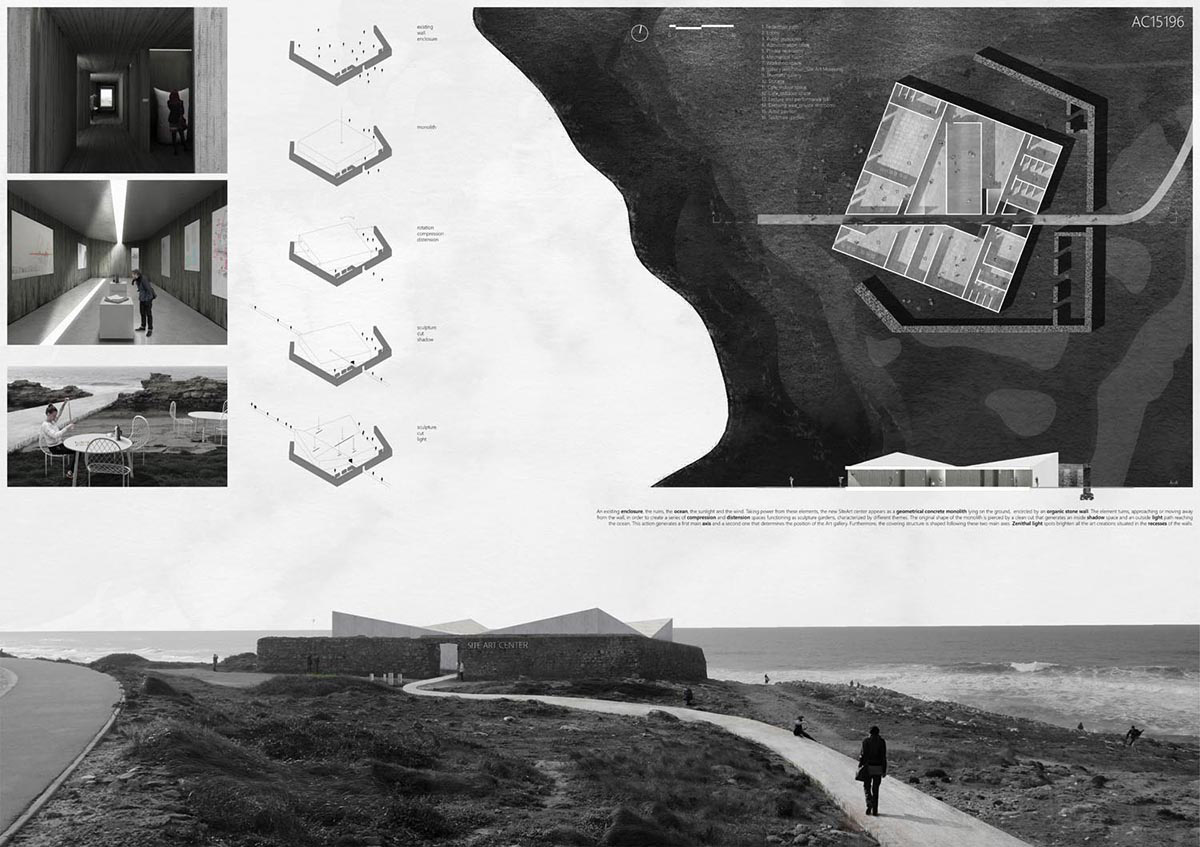Site Art Center Fortress of Cresmina, Portugal Competition Winners Announced