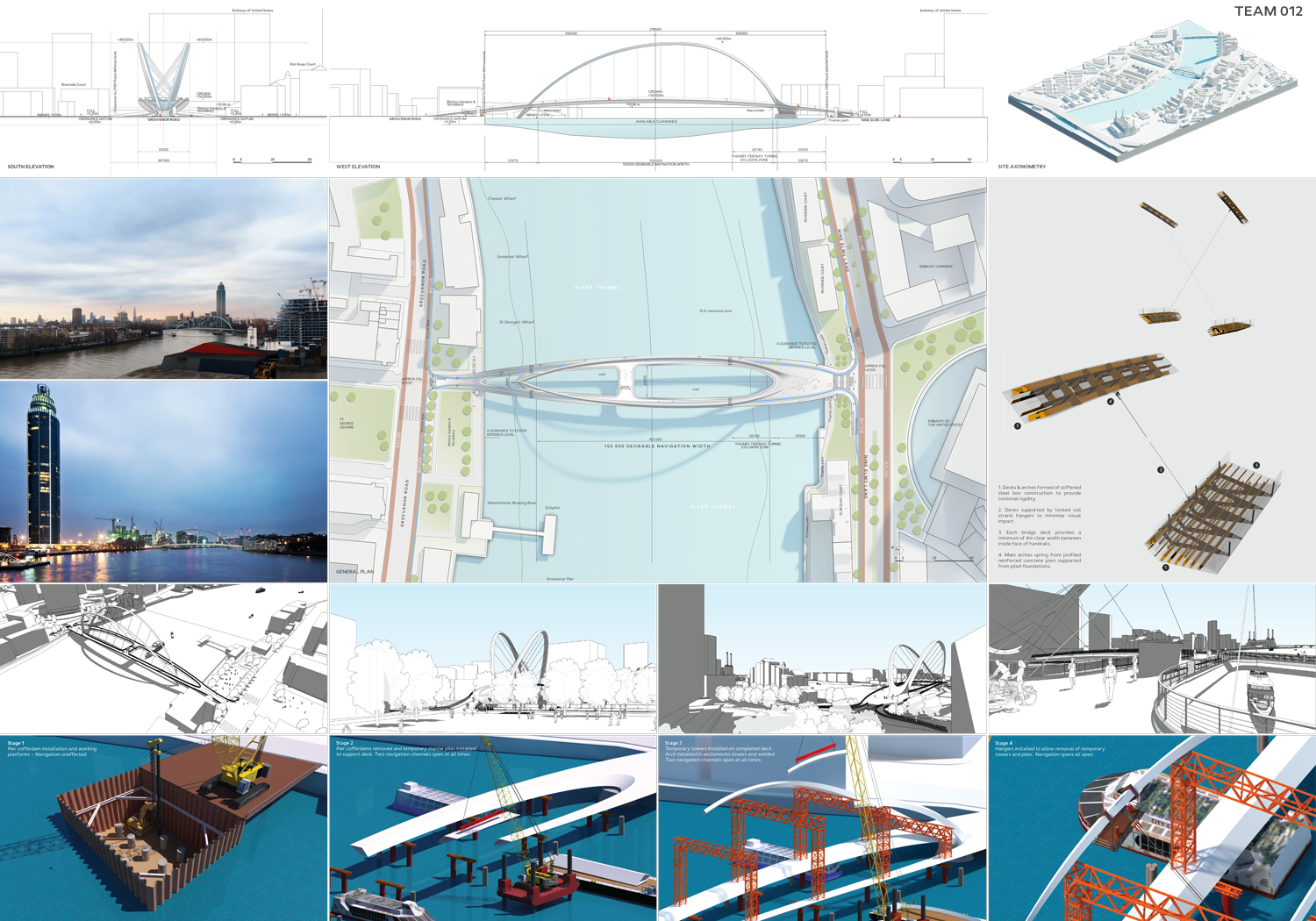 Architects of Invention&rsquo;s shortlisted entry for Nine Elms to Pimlico bridge competition
