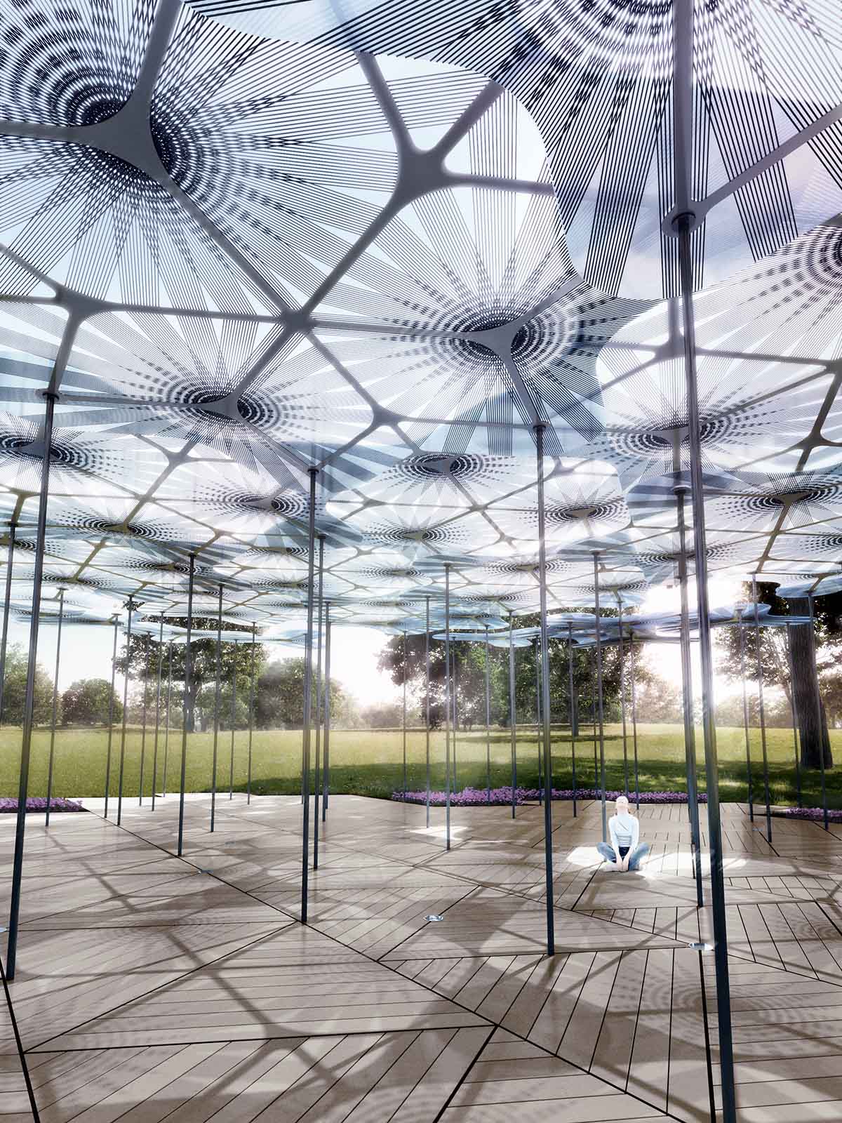 MPavilion 2015 Reveals Forest Canopy Design by Amanda Levete