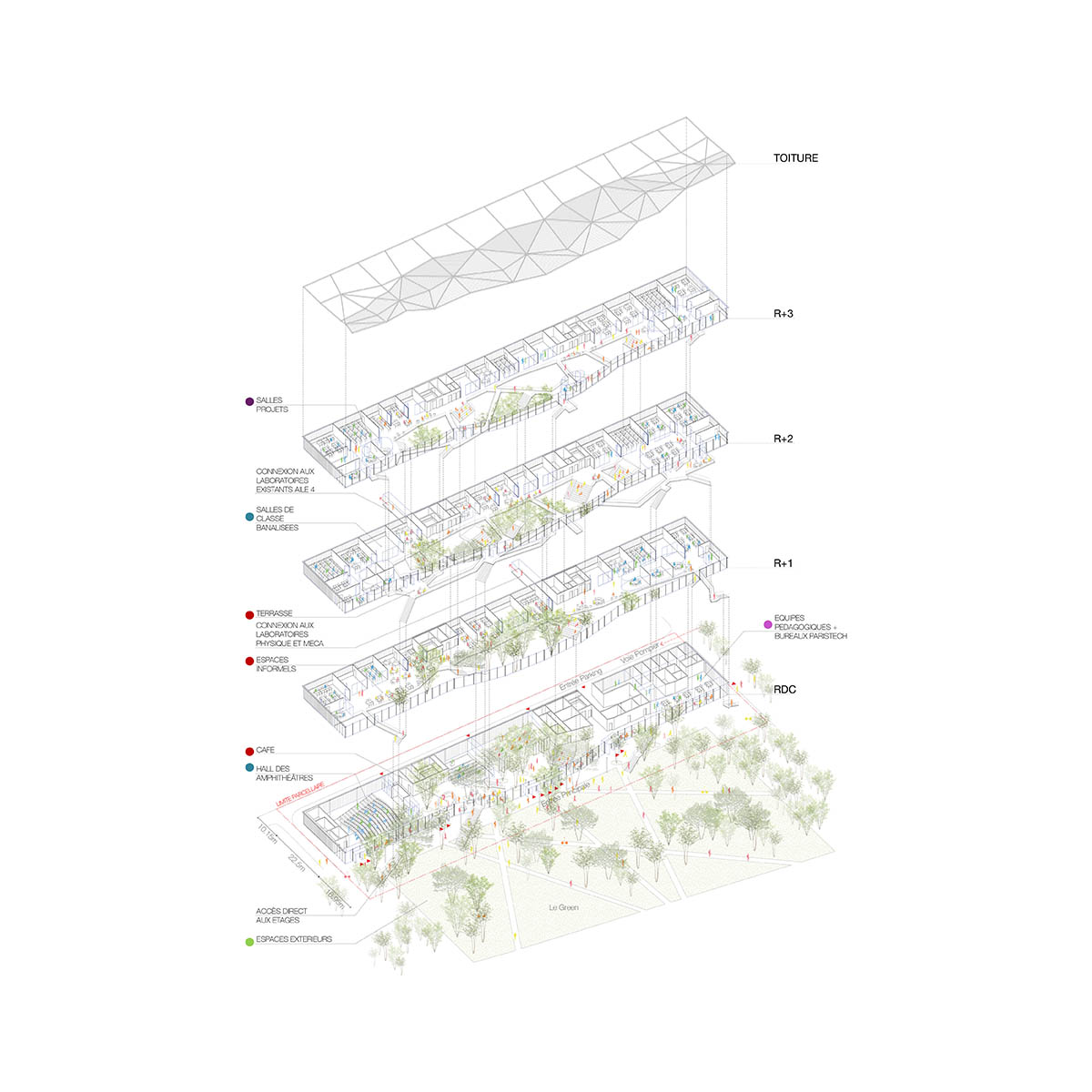 Sou Fujimoto, Nicolas Laisné & Manal Rachdi Architects talk about Ecole Polytechnique at Paris-Saclay