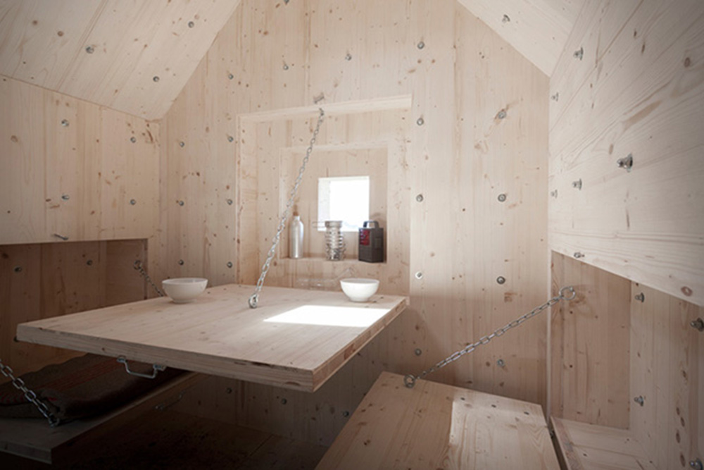 Bureau A designed a stone cabin ’’Antoine’’ in Swiss Alps