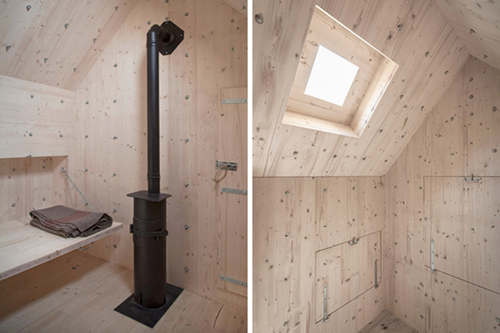 Bureau A designed a stone cabin ’’Antoine’’ in Swiss Alps