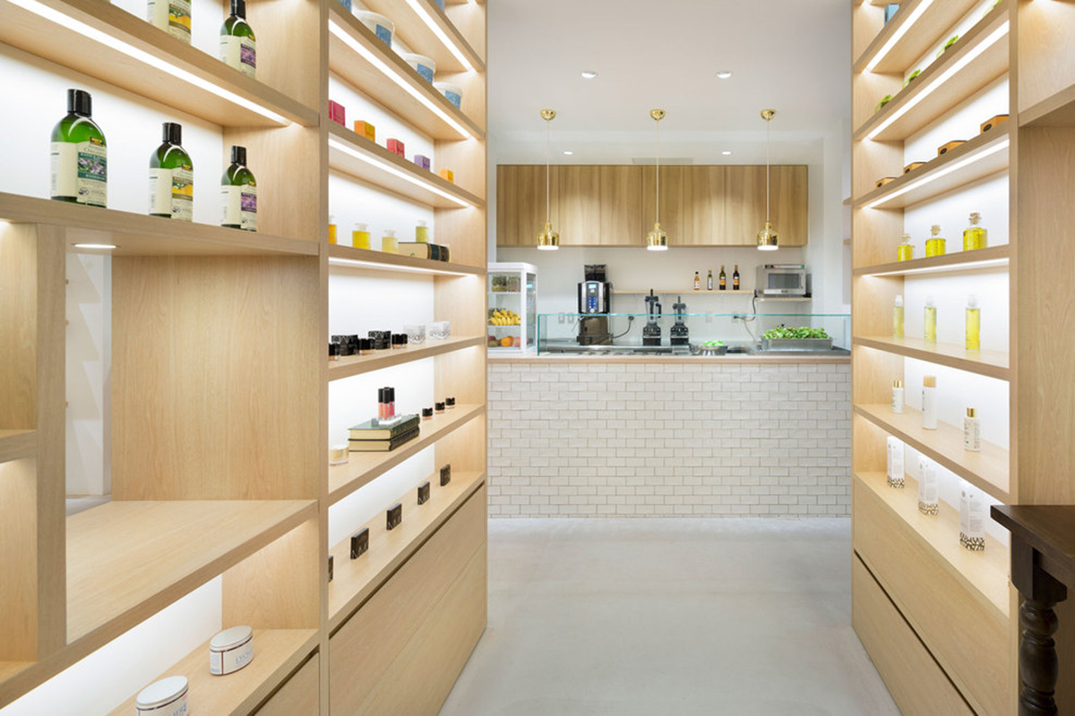 Nendo’s ’’Beauty Library’’ presents itself as a test object beyond the cosmetic features