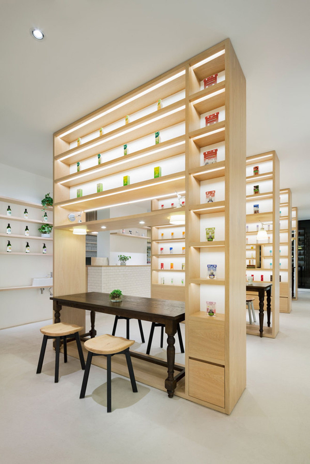 Nendo’s ’’Beauty Library’’ presents itself as a test object beyond the cosmetic features