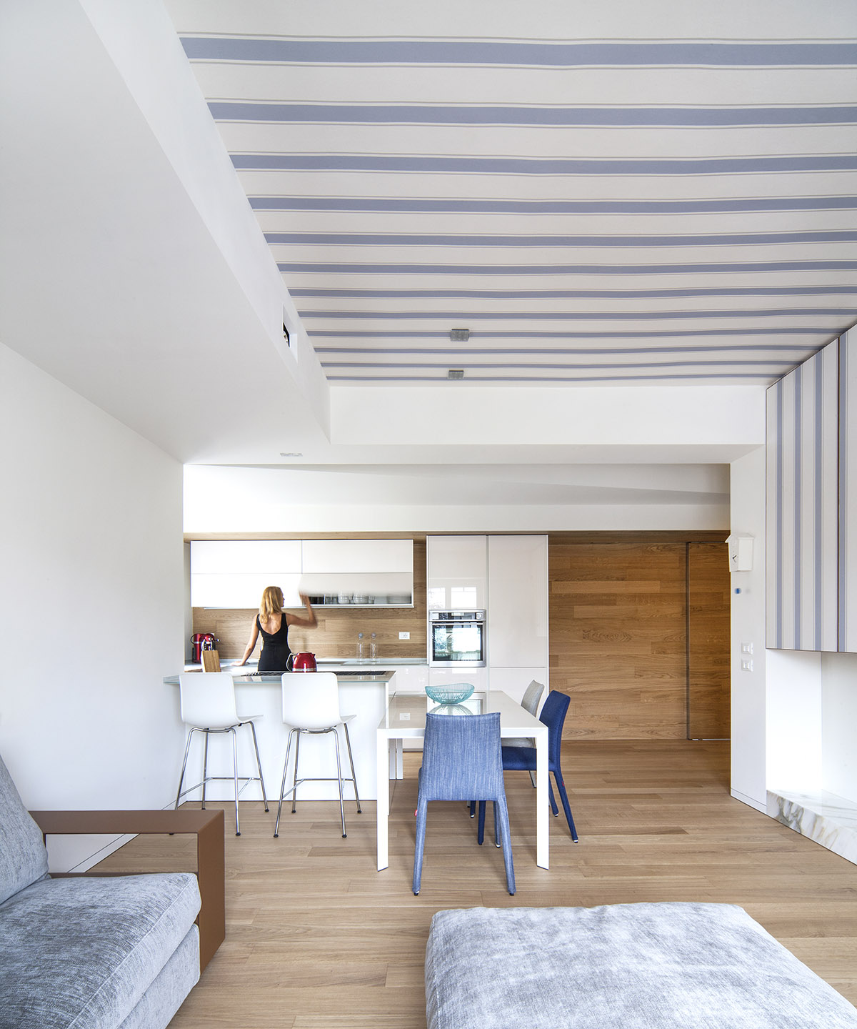 BLA Architecture renovates ’’Elda’’ residential unit with new materials and plan adaptation in Italy