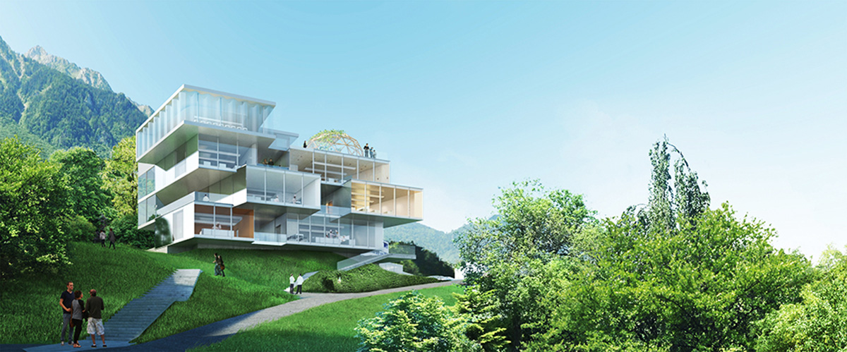 Mikou Studio revealed new High School Campus for a competition in Swiss