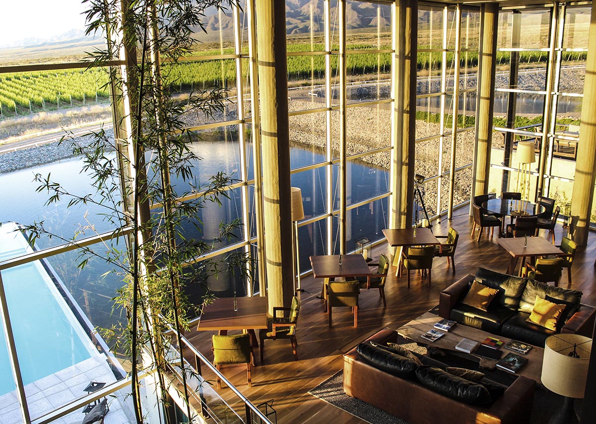 This complex protects the natural environment by creating organic design process in Argentina