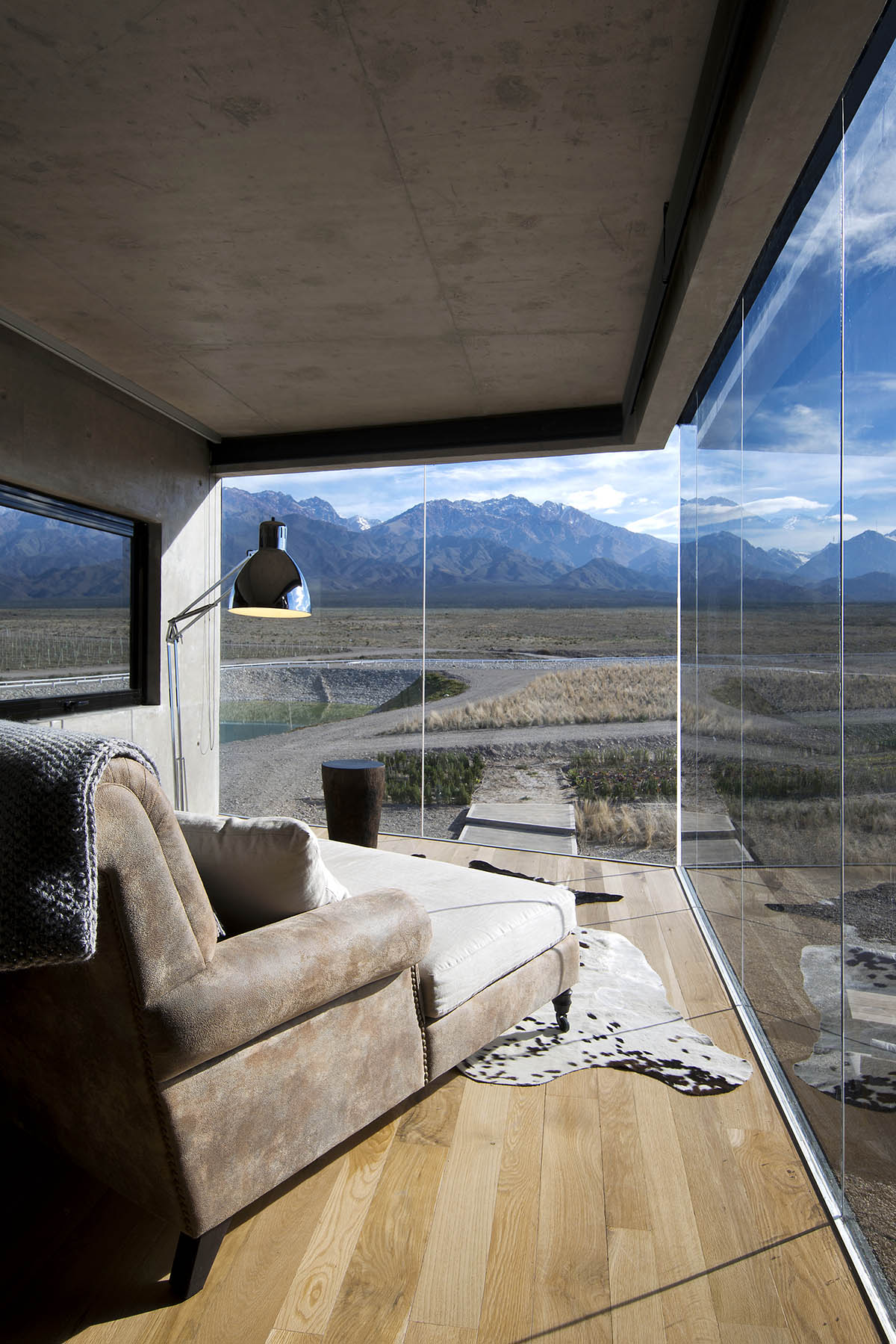 This complex protects the natural environment by creating organic design process in Argentina