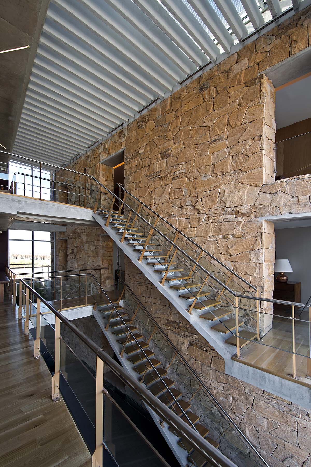 This complex protects the natural environment by creating organic design process in Argentina