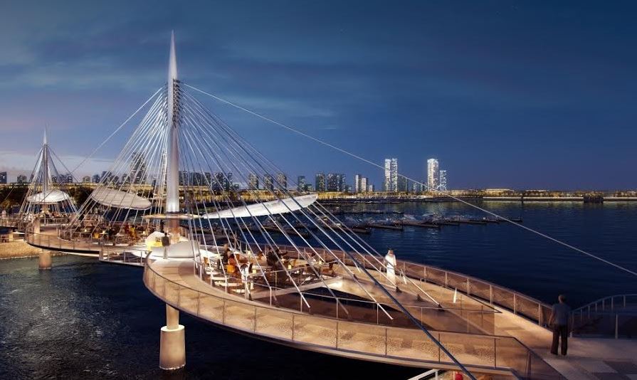 Lusail Pedestrian Bridges,Qatar
