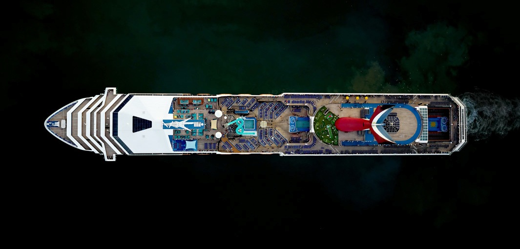 Jeffrey Milstein’s areal photographs for ’’Cruise Ships’’ change the way we look at designs