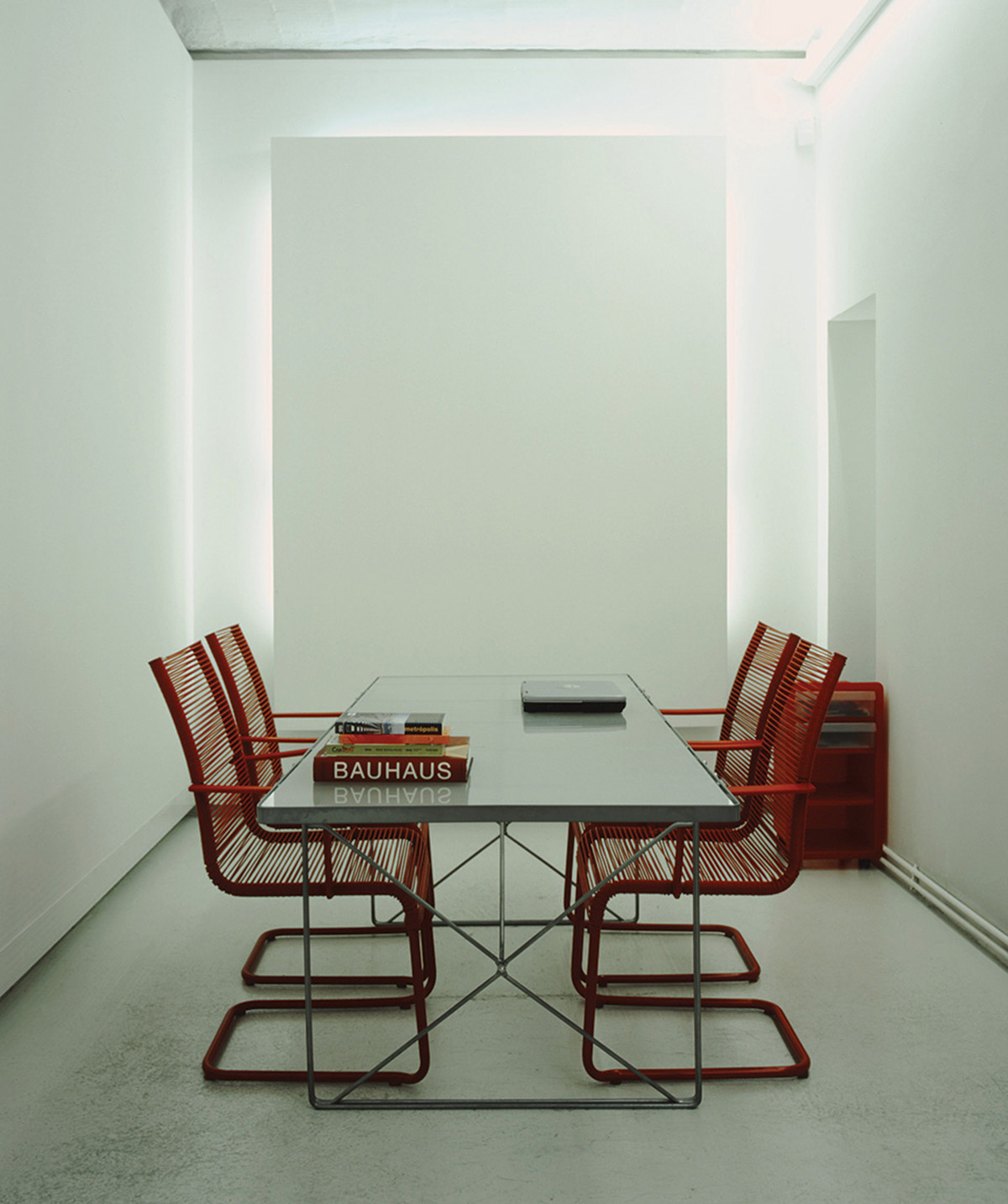 Ecosistema Urbano Office converted from an old storage that presents a very flexible space