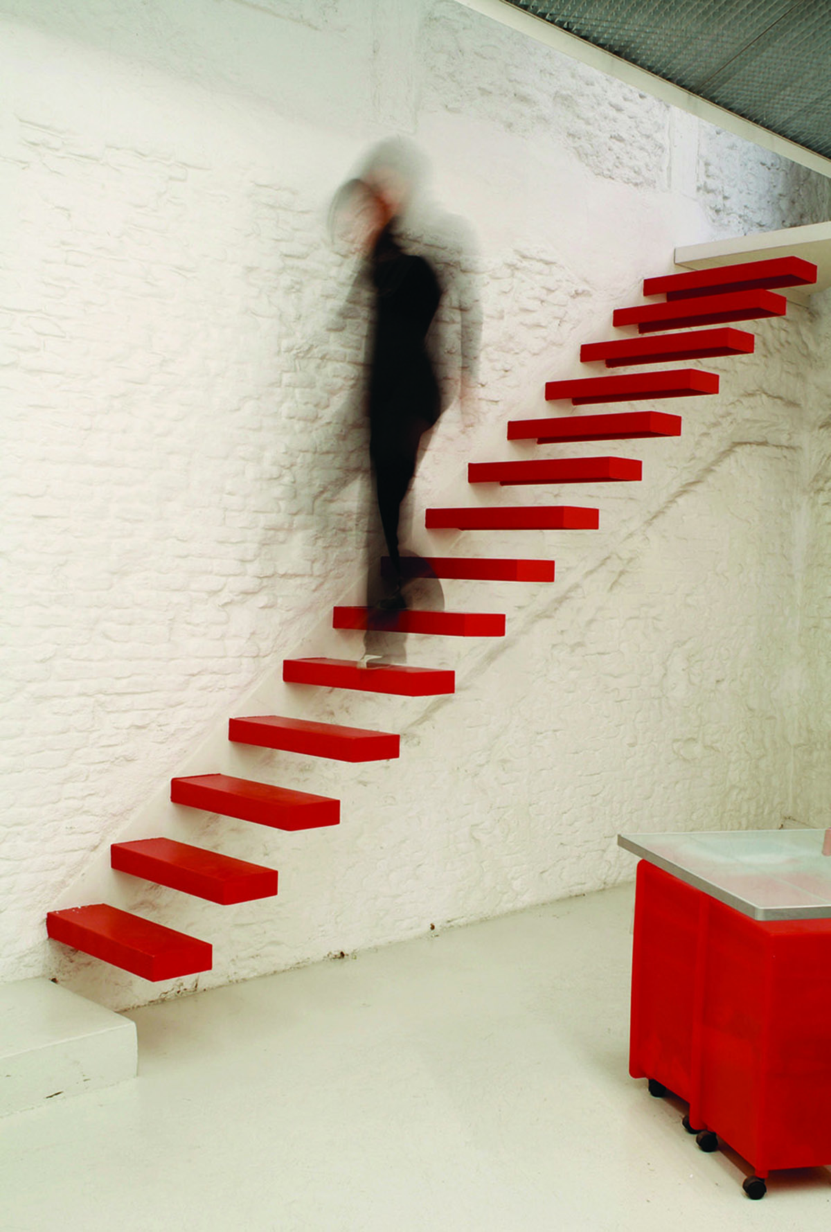 Ecosistema Urbano Office converted from an old storage that presents a very flexible space