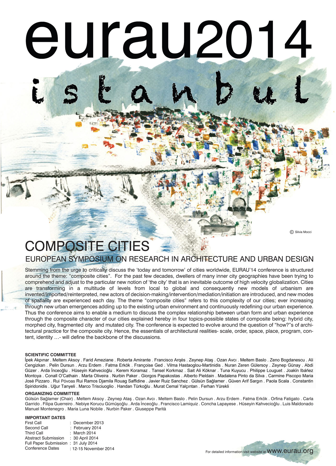 Call for Abstracts:EURAU2014 İSTANBUL &ndash; Composite Cities [third call]