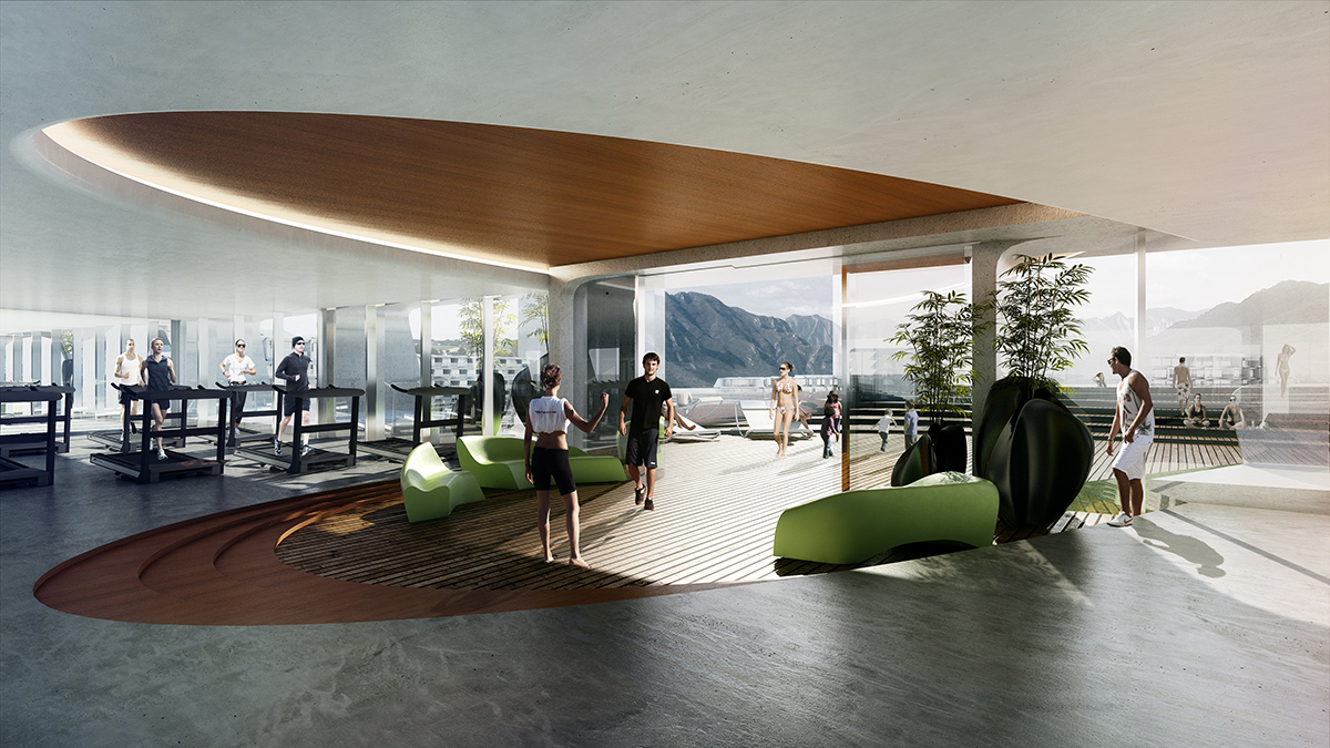 Zaha Hadid Architects revealed undulating new Esfera City Center,Monterrey, Mexico