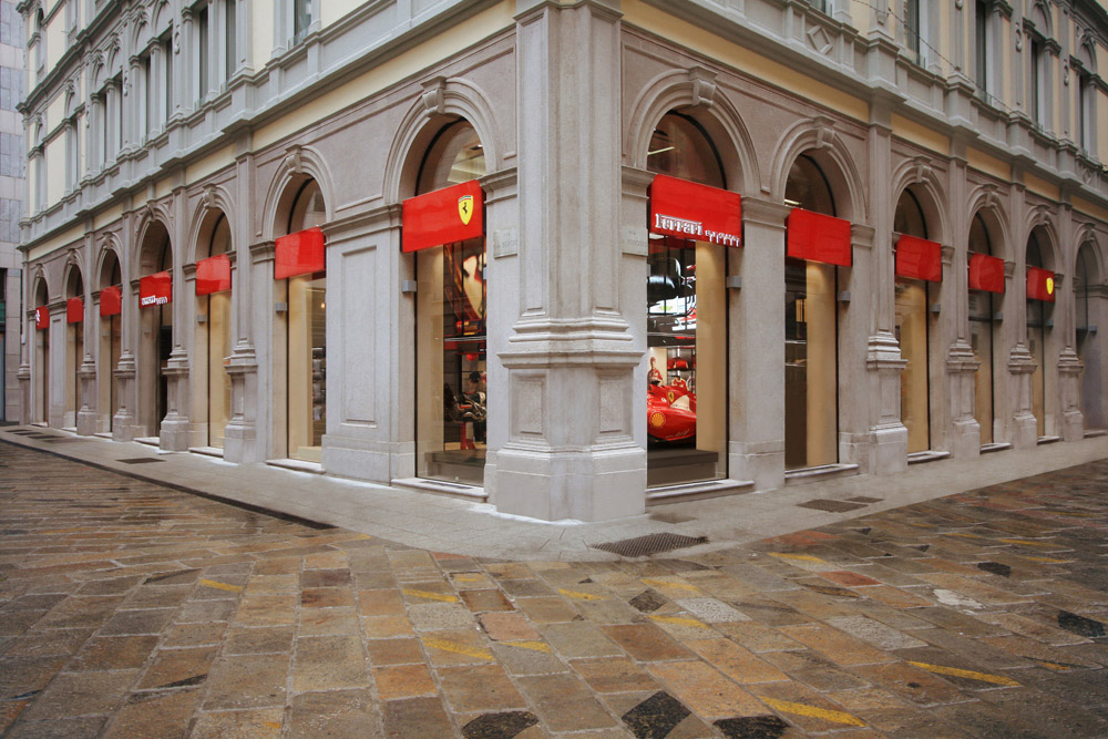 Ferrari Store opens new flagship in heart of Milan