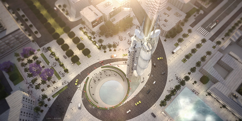 Revolution Tower,World Social Center (WSC),Tunis,Tunisia
