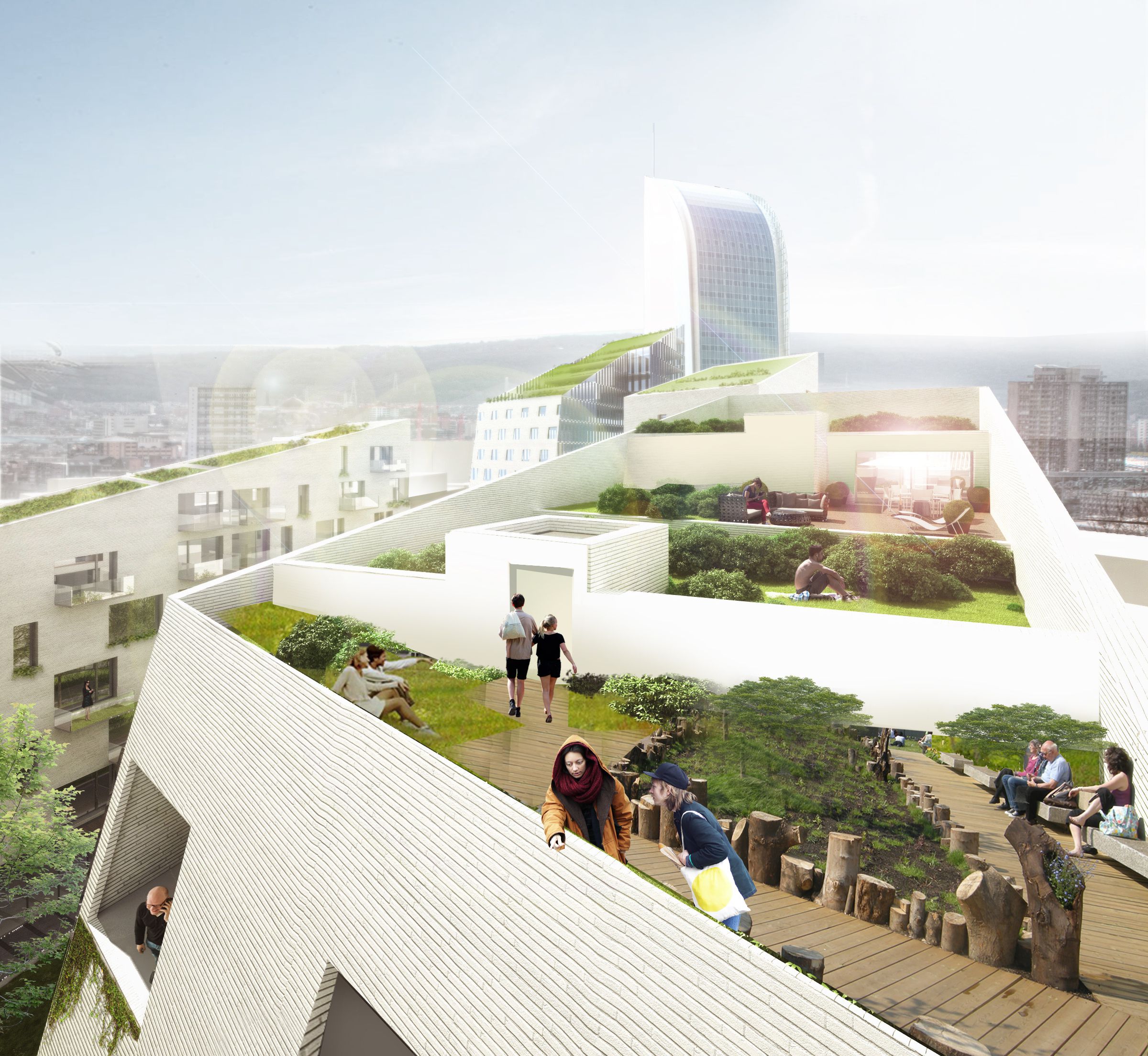 A2M, Bureau Greish, Jaspers & Eyers win competition for the city of Liège: ’’Paradis Express’’