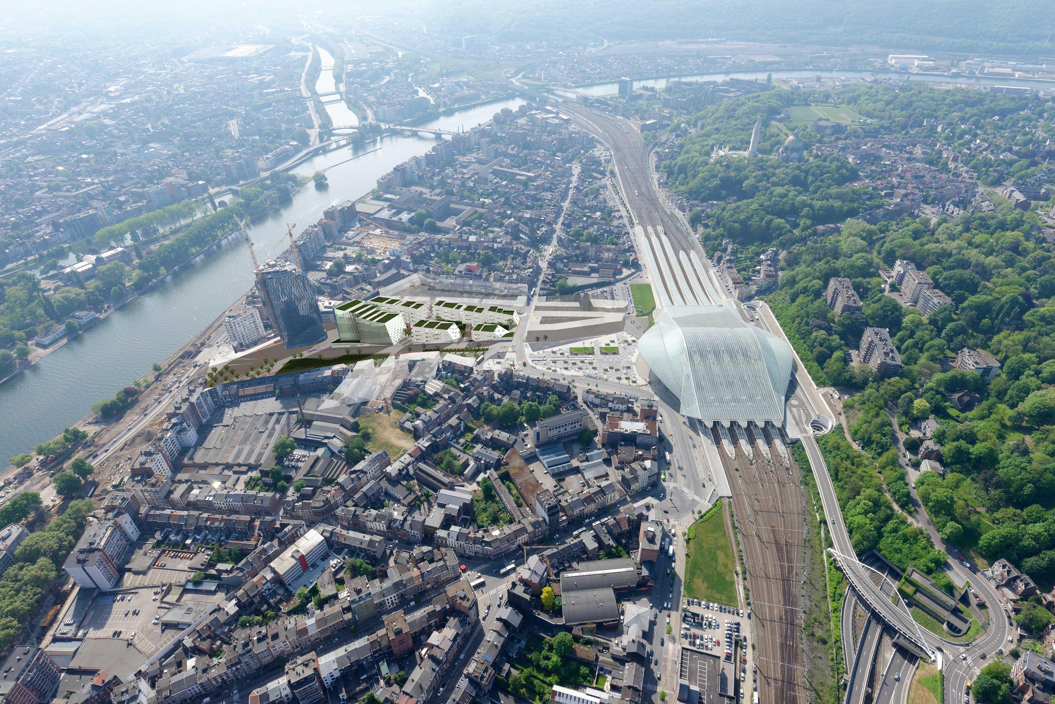 A2M, Bureau Greish, Jaspers & Eyers win competition for the city of Liège: ’’Paradis Express’’