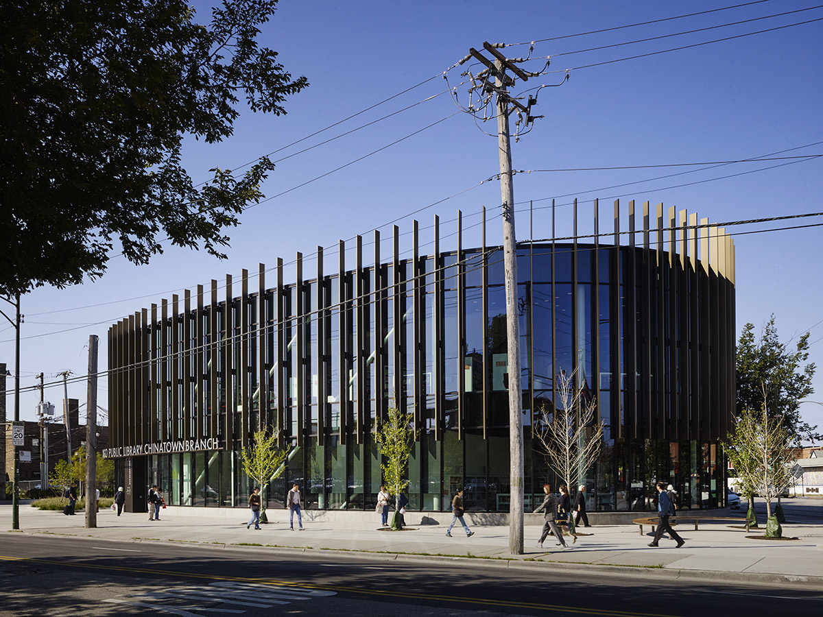 SOM’s New Chinatown Branch Library Opens to the public in Chicago