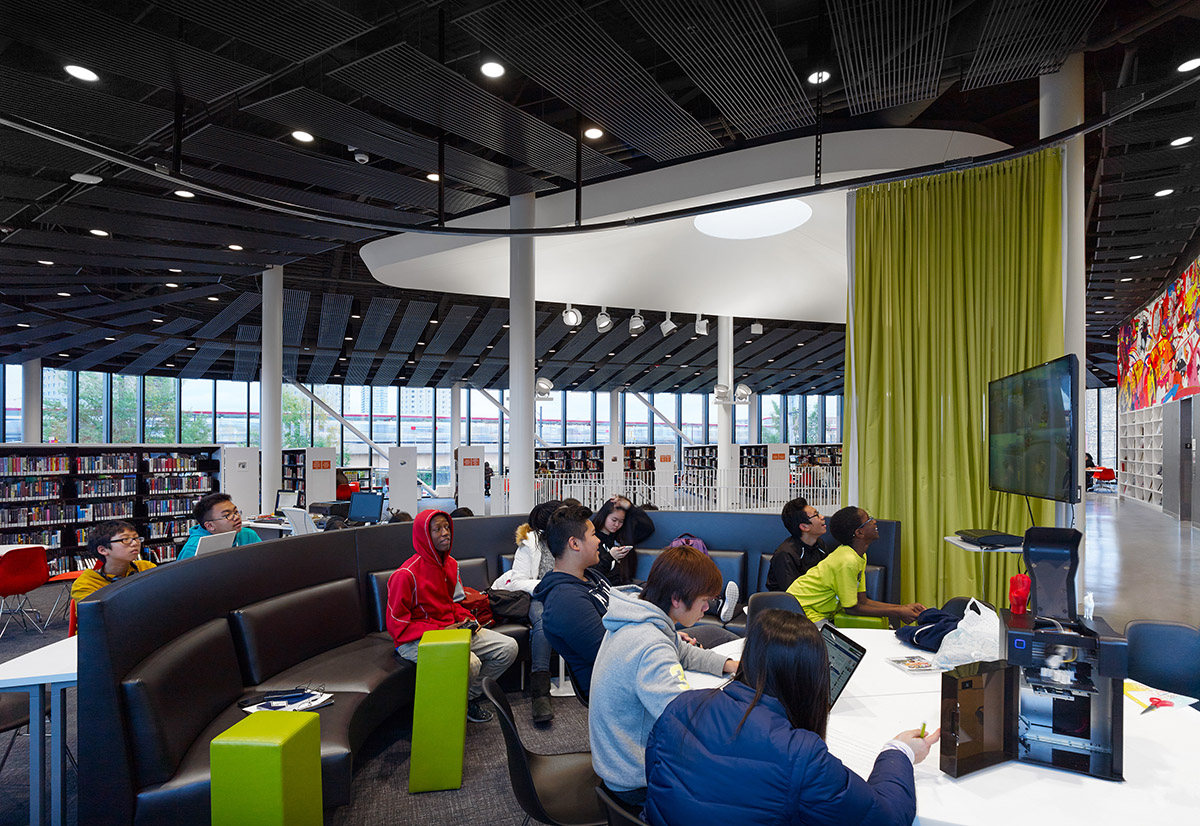 SOM’s New Chinatown Branch Library Opens to the public in Chicago