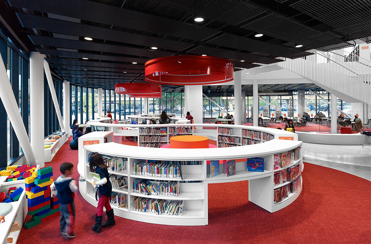 SOM’s New Chinatown Branch Library Opens to the public in Chicago