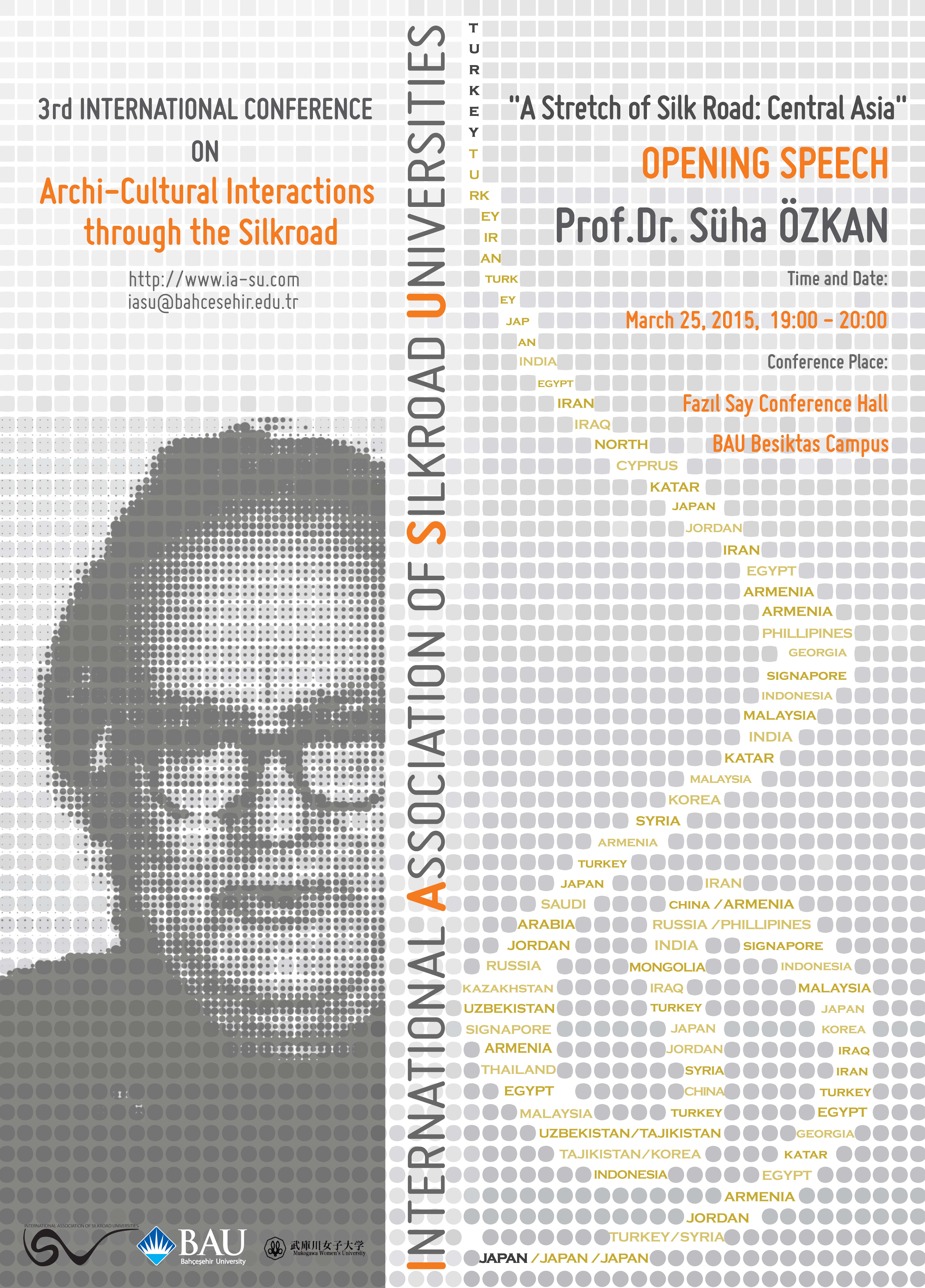 Conference:3rd International Archi-Cultural Interactions through the Silkroad