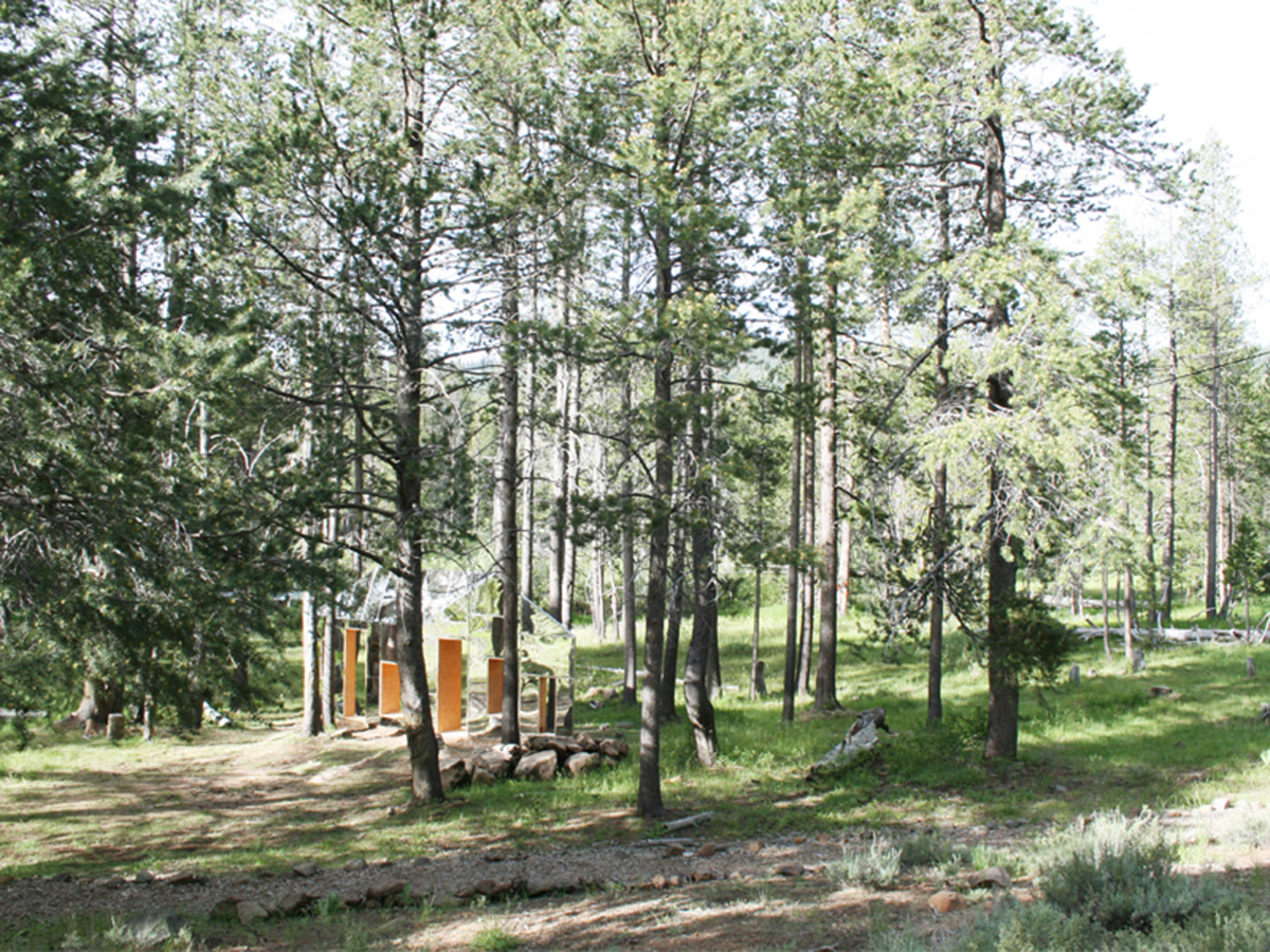 &rsquo;&rsquo;Invisible Barn&rsquo;&rsquo; is an architectural folly merging into nature designed by Stpmj