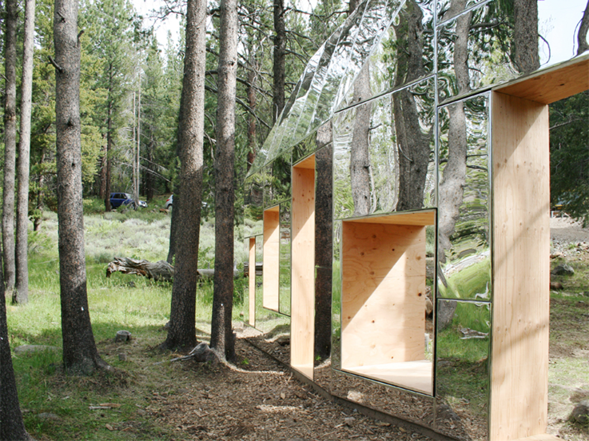 &rsquo;&rsquo;Invisible Barn&rsquo;&rsquo; is an architectural folly merging into nature designed by Stpmj