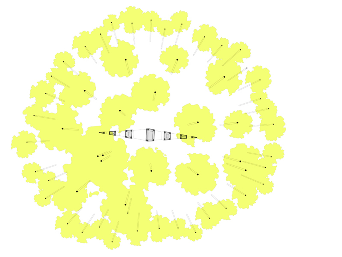 &rsquo;&rsquo;Invisible Barn&rsquo;&rsquo; is an architectural folly merging into nature designed by Stpmj