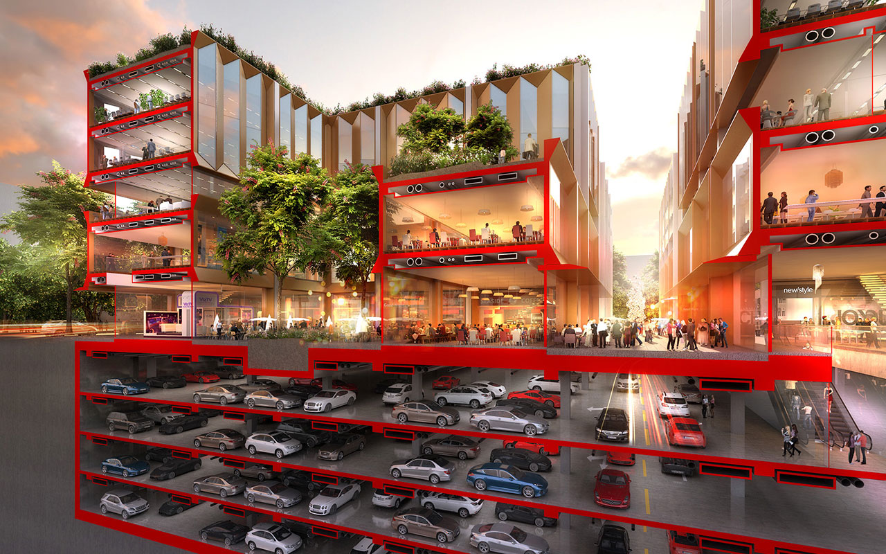 Foster+Partner&rsquo;s the planning of Yuexiu International Financial City in Wuhan has been approved