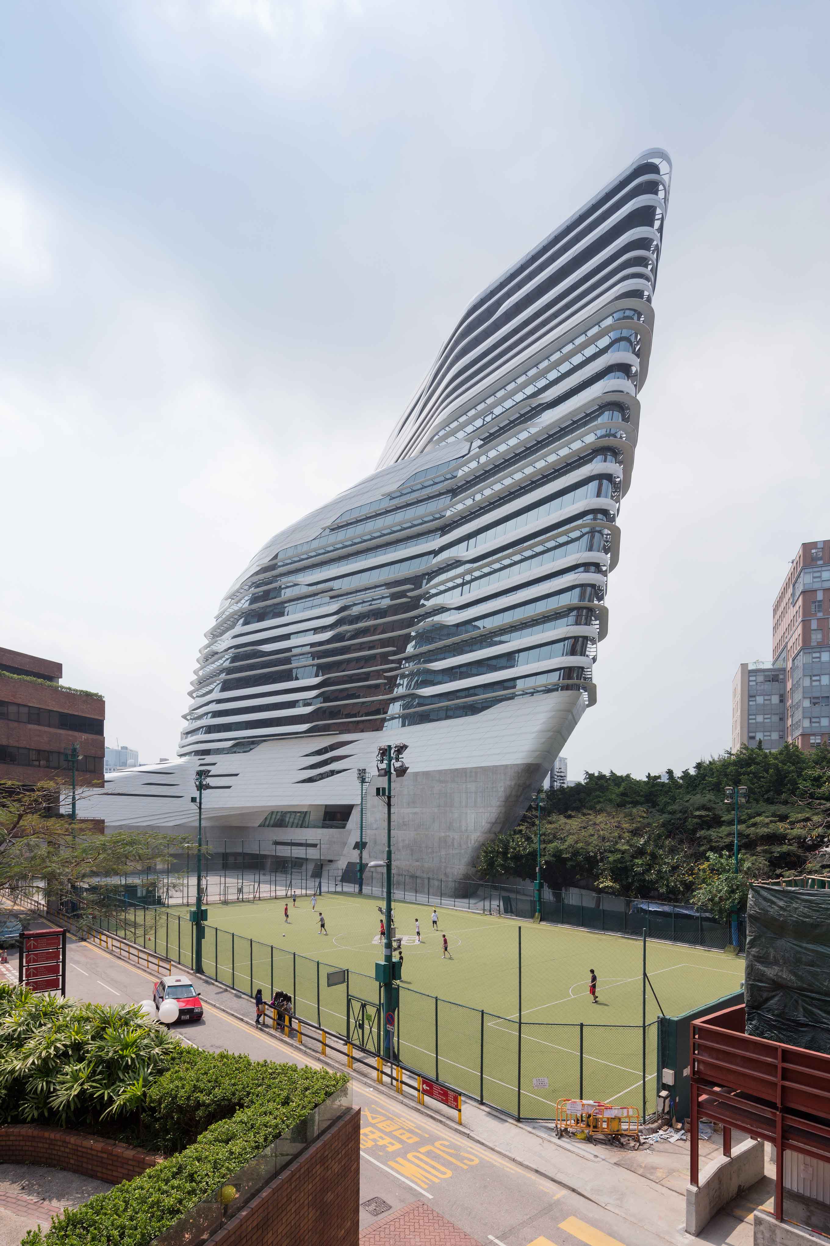 Jockey Club Innovation Tower Hong Kong Polytechnic University | Zaha Hadid