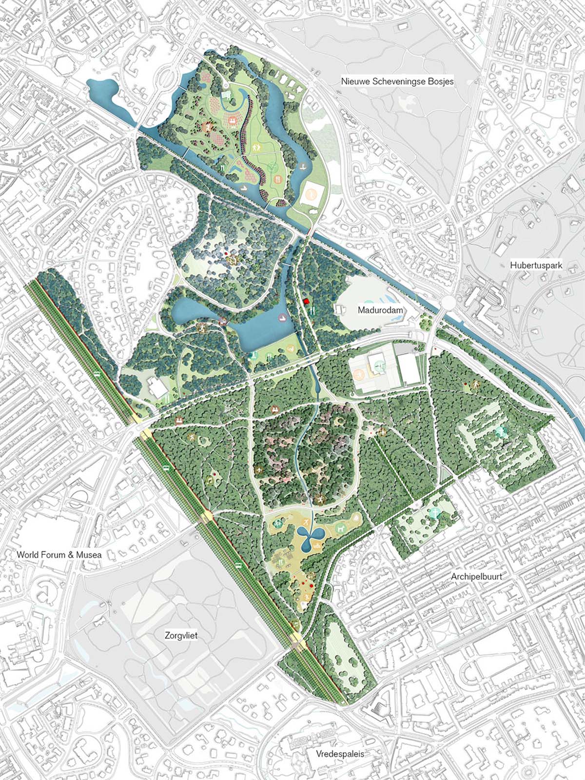 LOLA landscape architects develops a vision for international park the hague