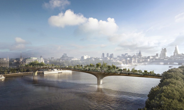 London garden bridge:the Thames is now a playground for private fantasies