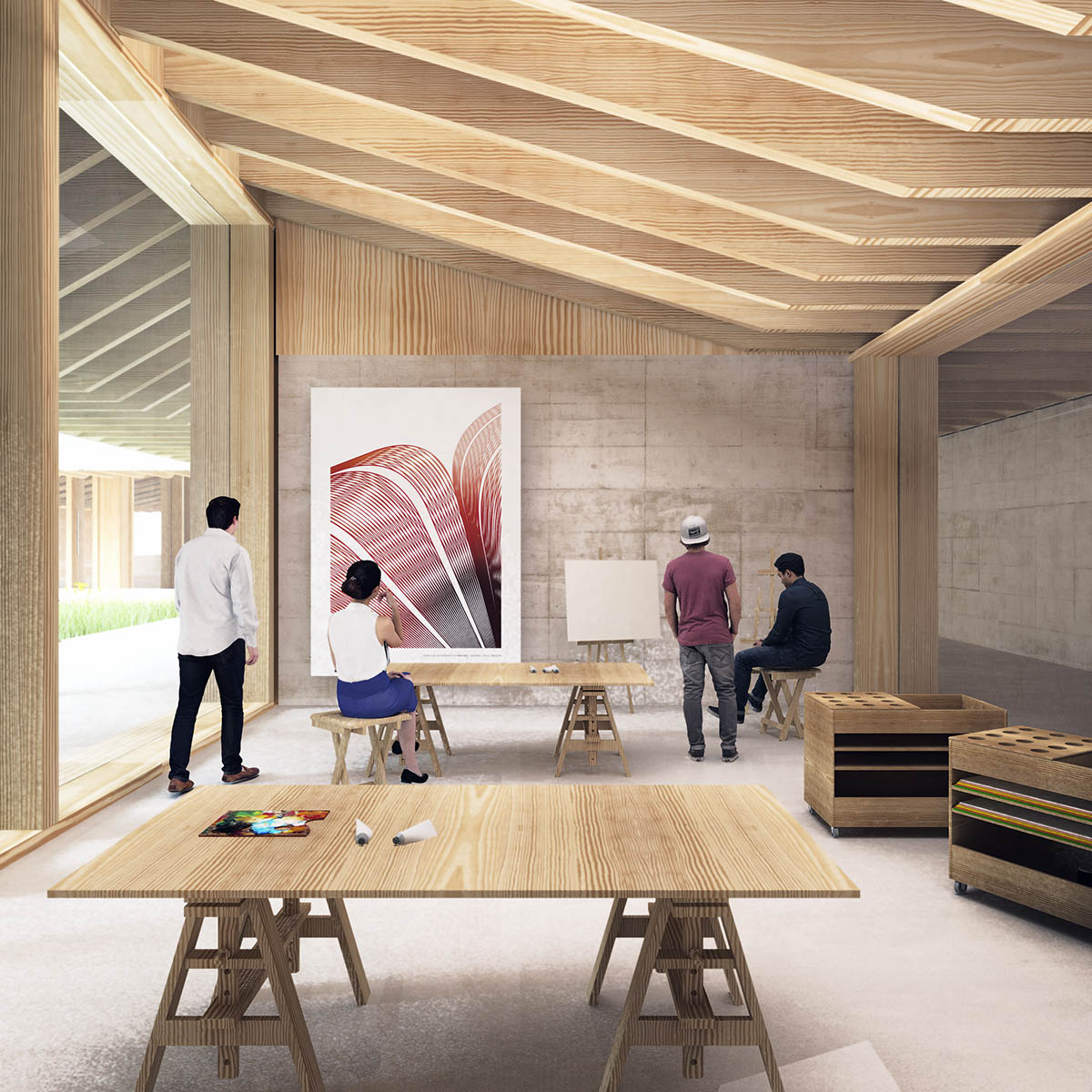 Mecanoo reveals its proposal for the new Longhua Art Museum and Library in China