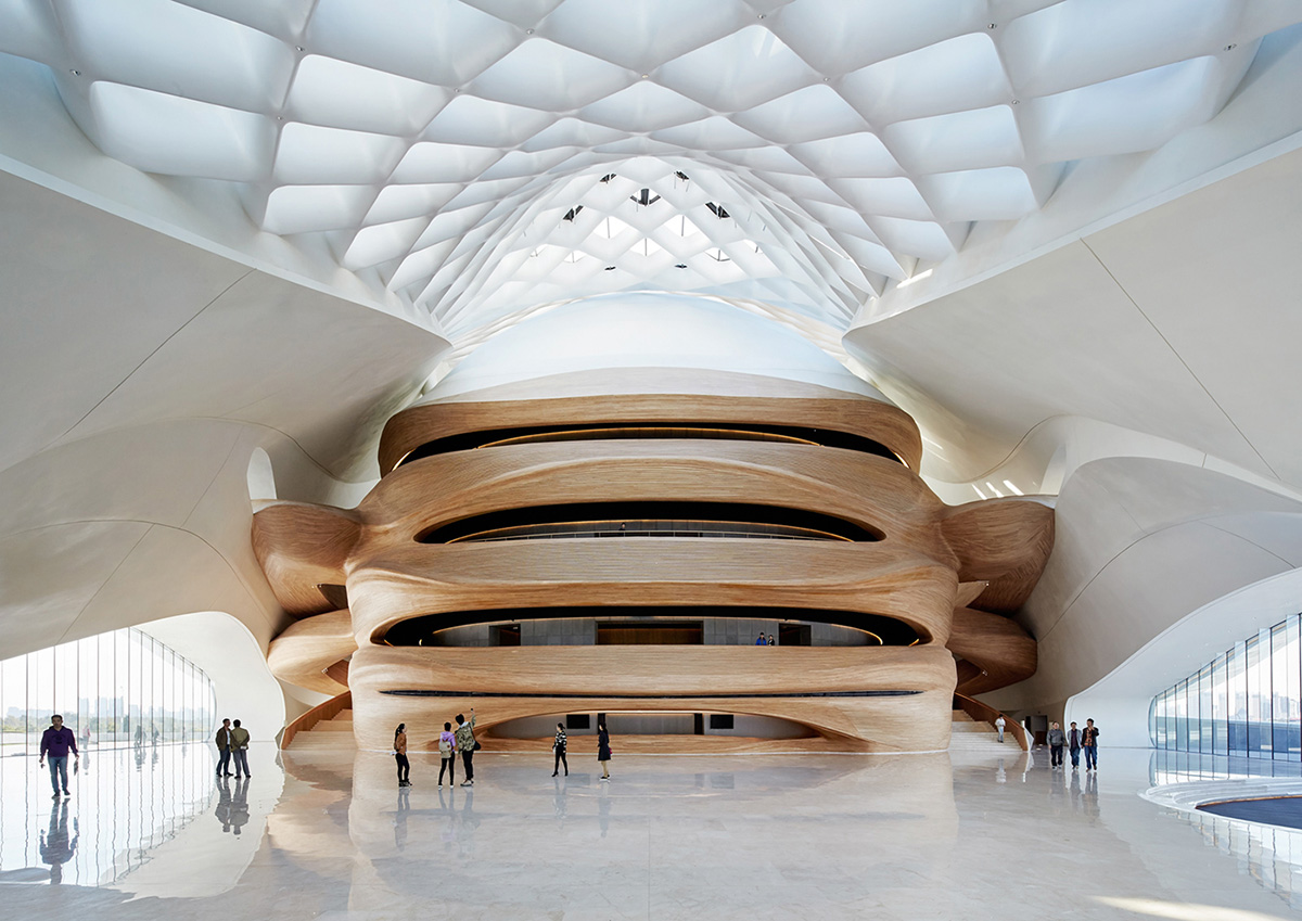 MAD Architects Unveils new images of Harbin Opera House