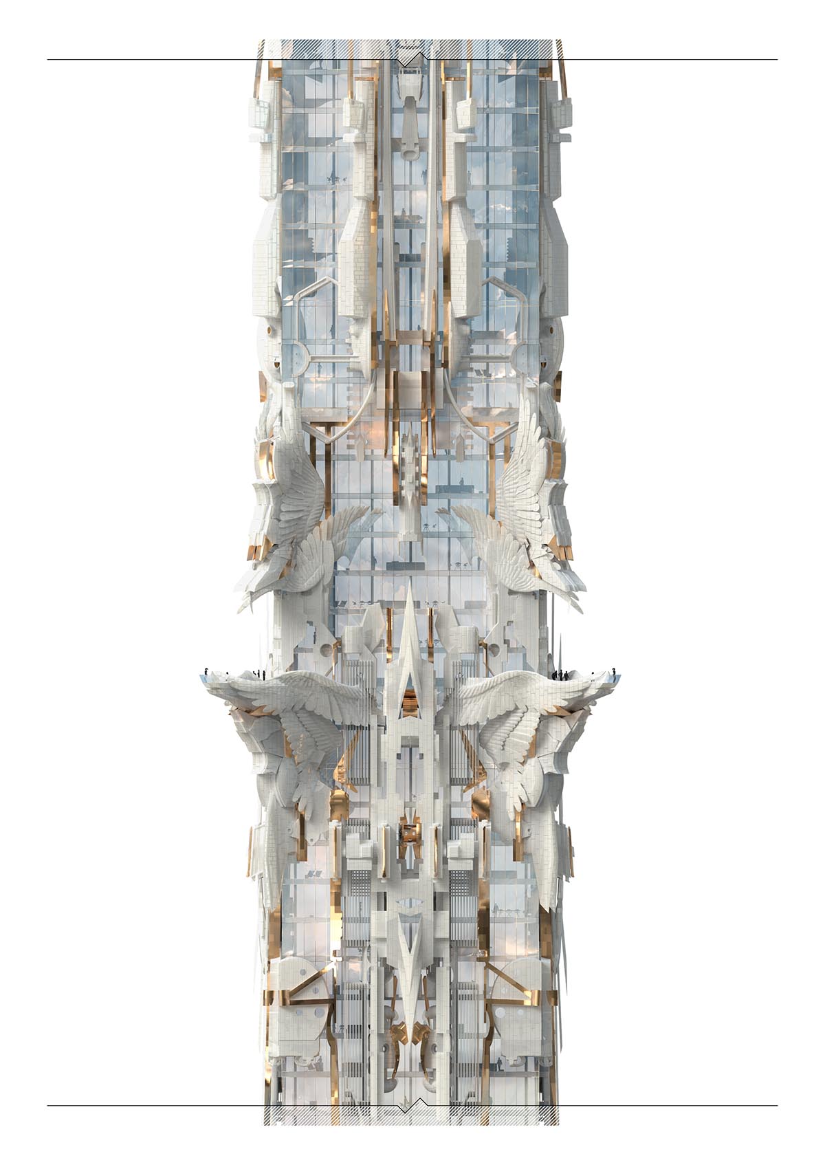 Mark Foster Gage Architects’ new skyscraper will dramatically change the skyline of New York