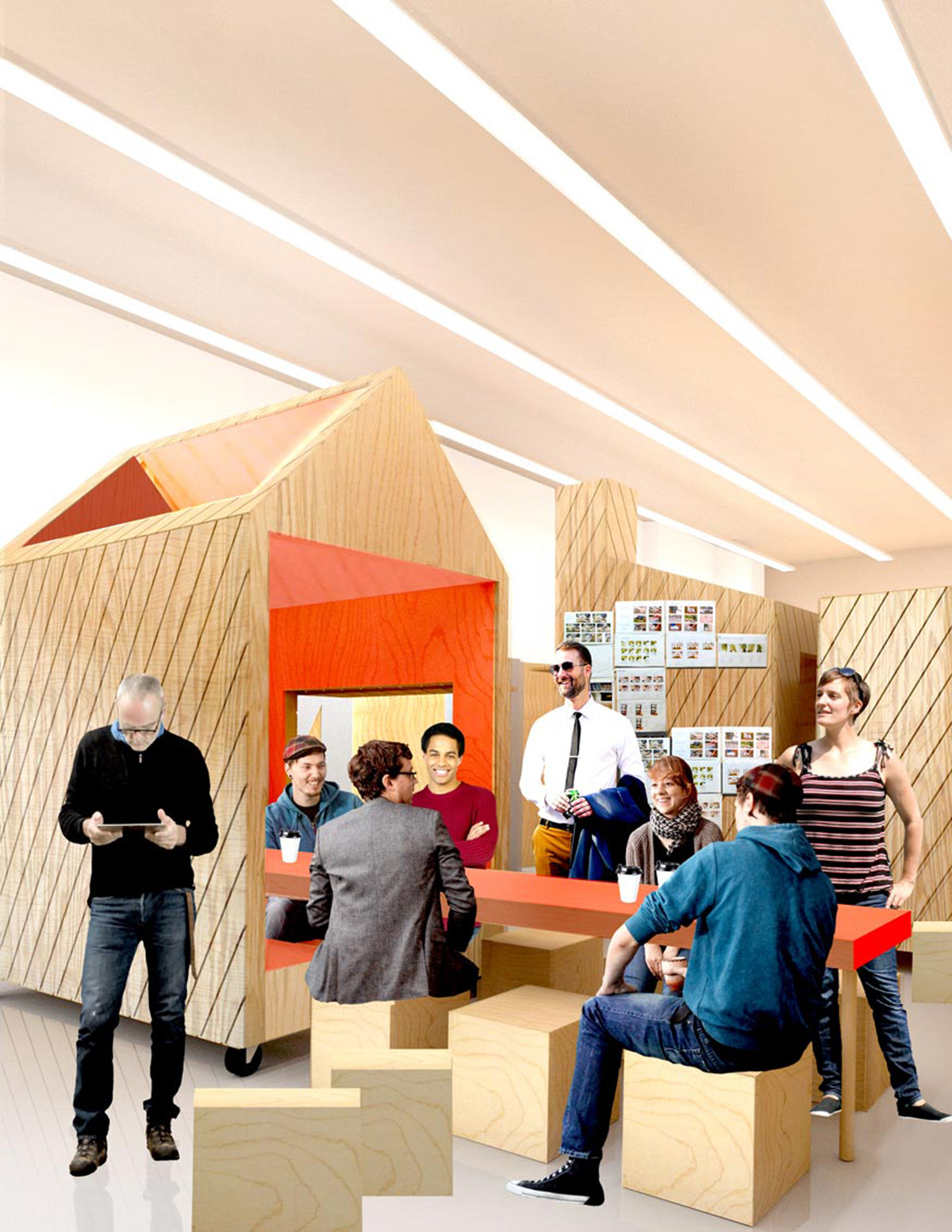 HAO & Matthias Altwicker Architect reinterpret performance and architecture for Performa 15 Art Hub