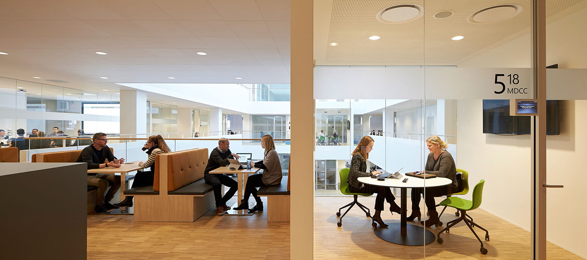 The new Microsoft Domicile designed by Henning Larsen Architects opened in Denmark