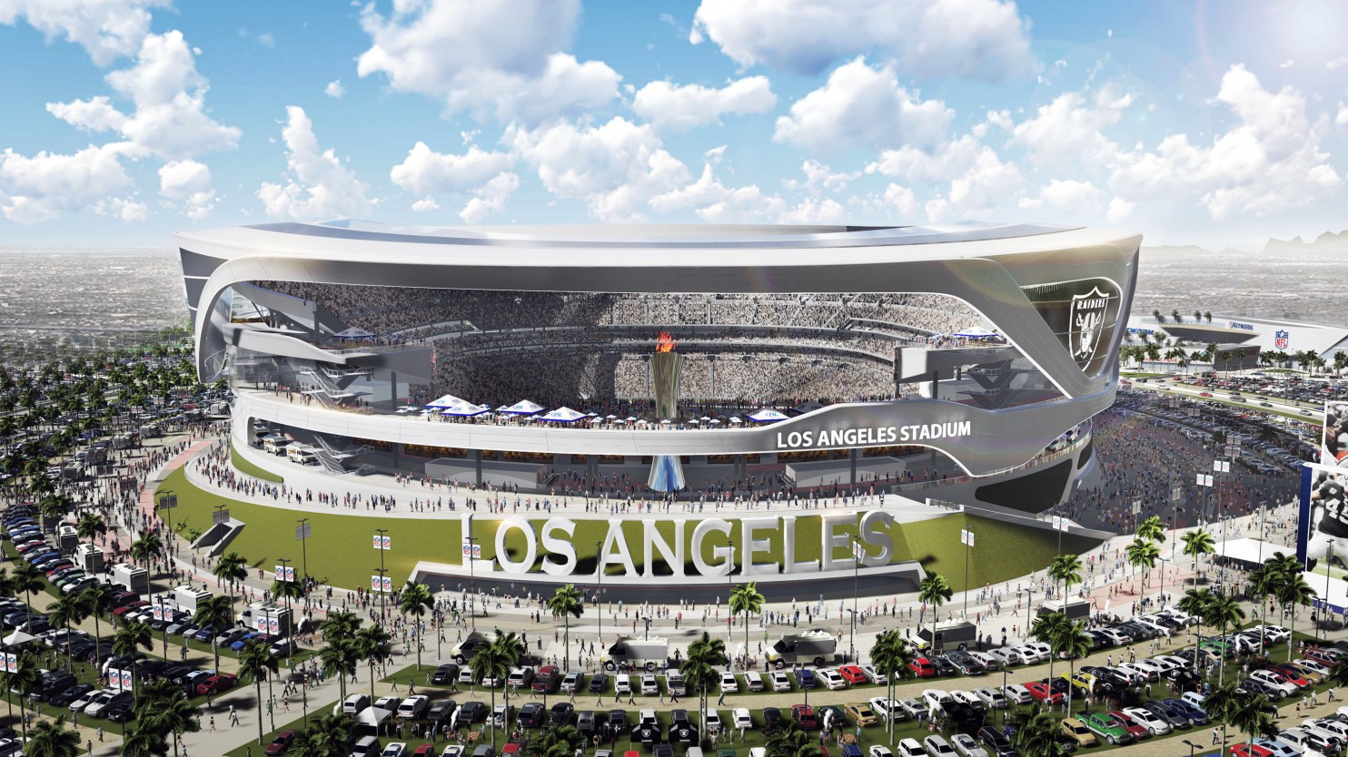 Los Angeles&rsquo;s new proposed NFL stadium