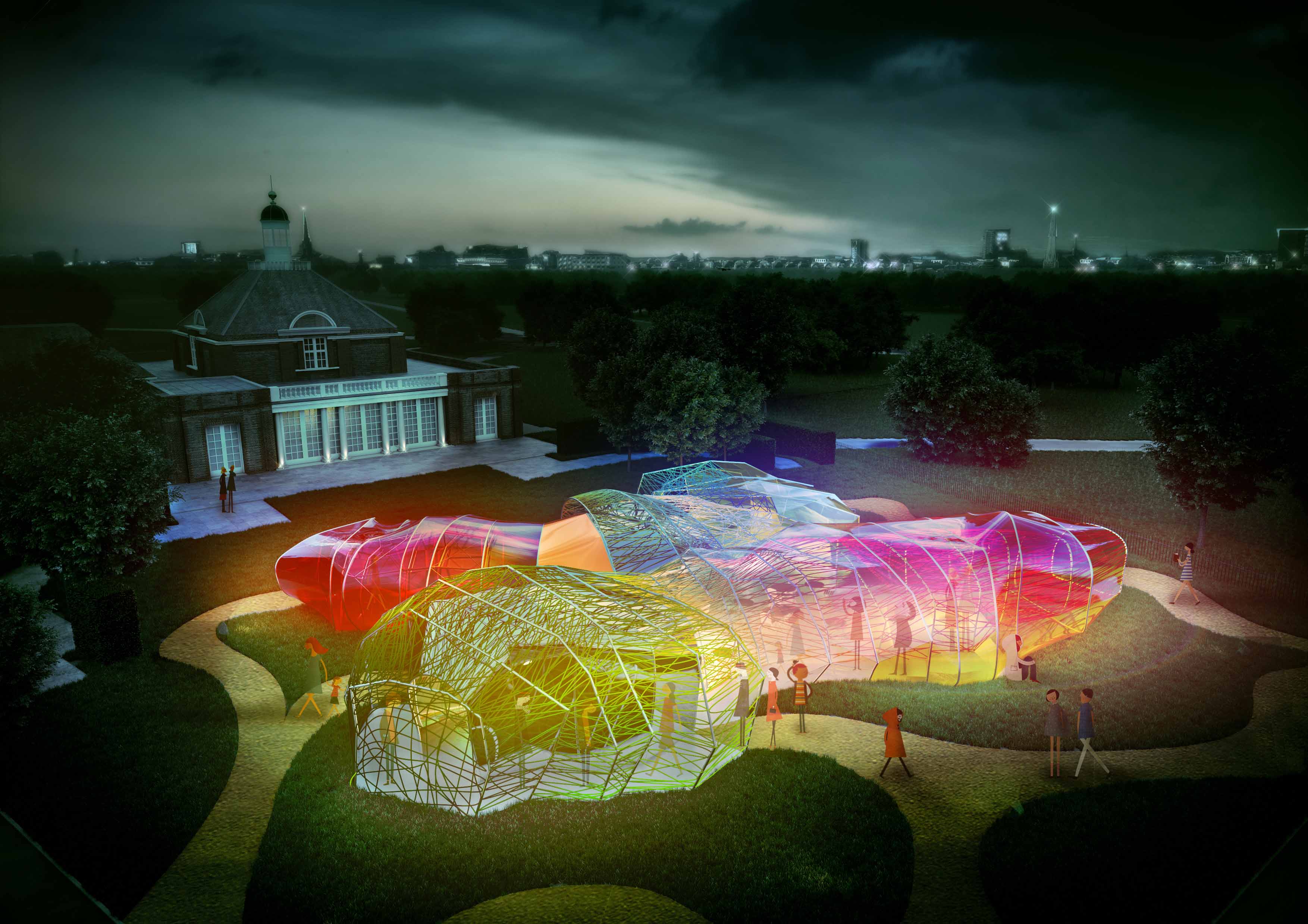 Serpentine Reveals Colourful, Chrysalis-Like Design For The 15th Annual Pavilion