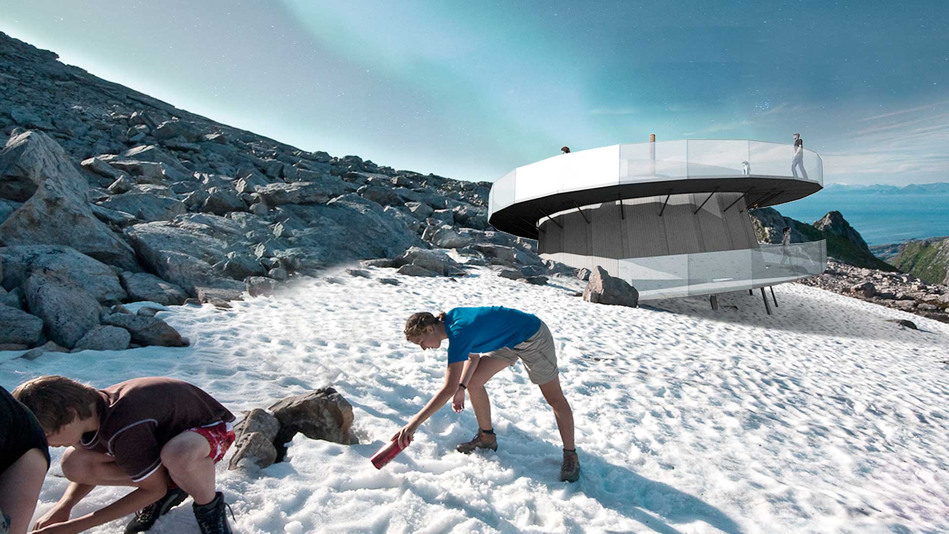 Northern Light Observatory,Lofoten Islands by CTRL+N&KONTUR