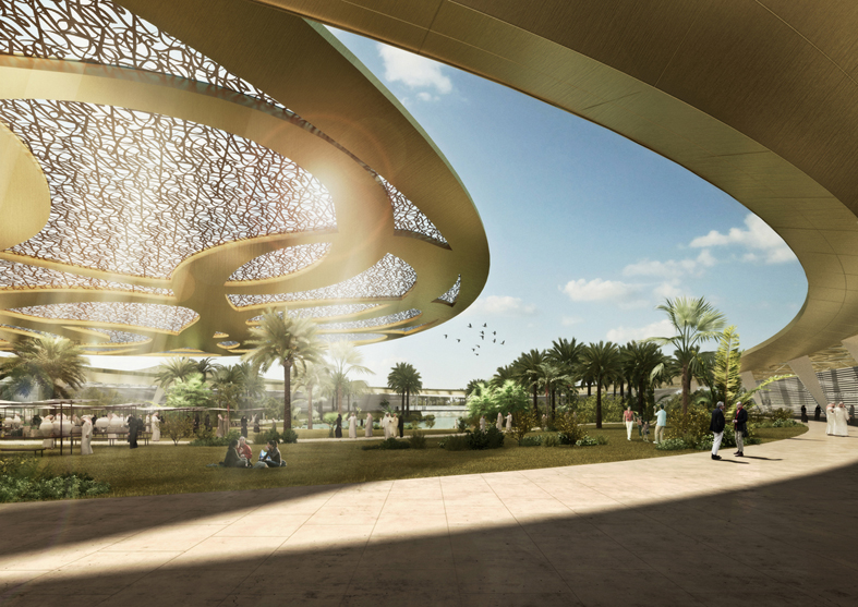 Rafael de La-Hoz proposes a habitable natural Oasis for The Noble Quran Oasis Competition in Madinah