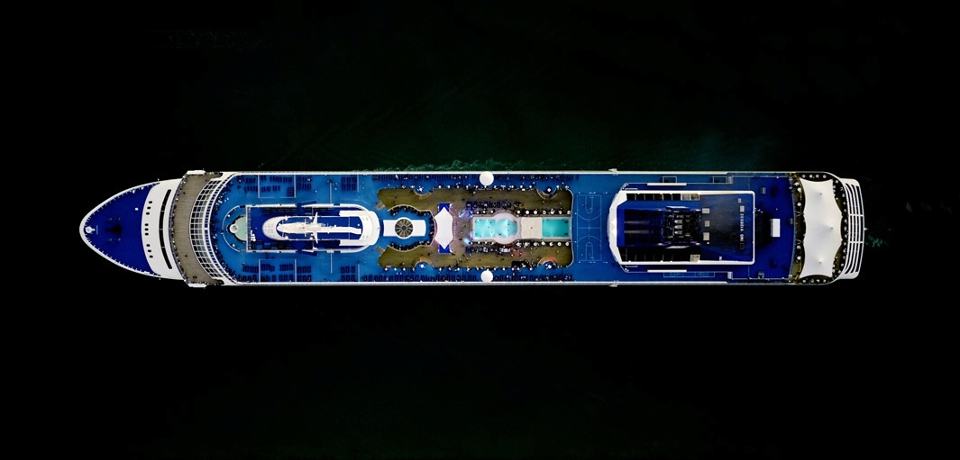 Jeffrey Milstein’s areal photographs for ’’Cruise Ships’’ change the way we look at designs