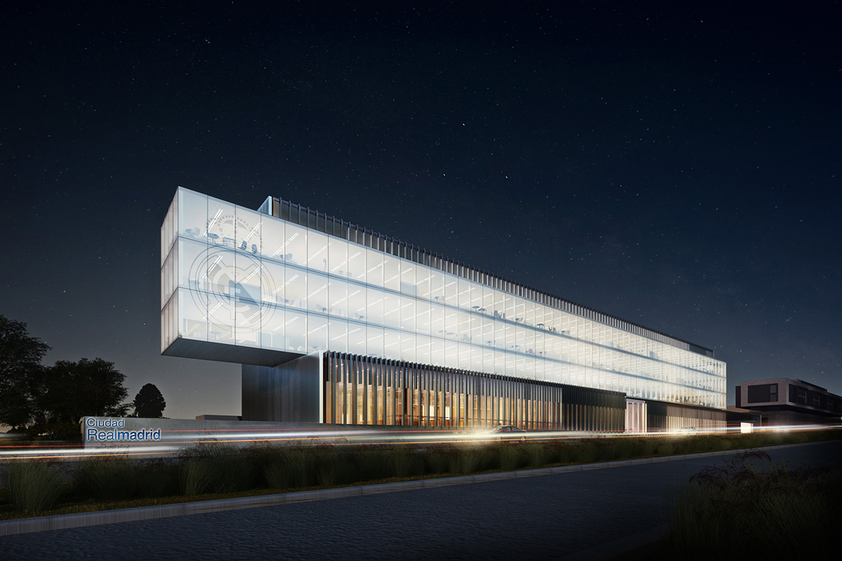 Rafael de La-Hoz designs the new corporate office building in Ciudad Real Madrid