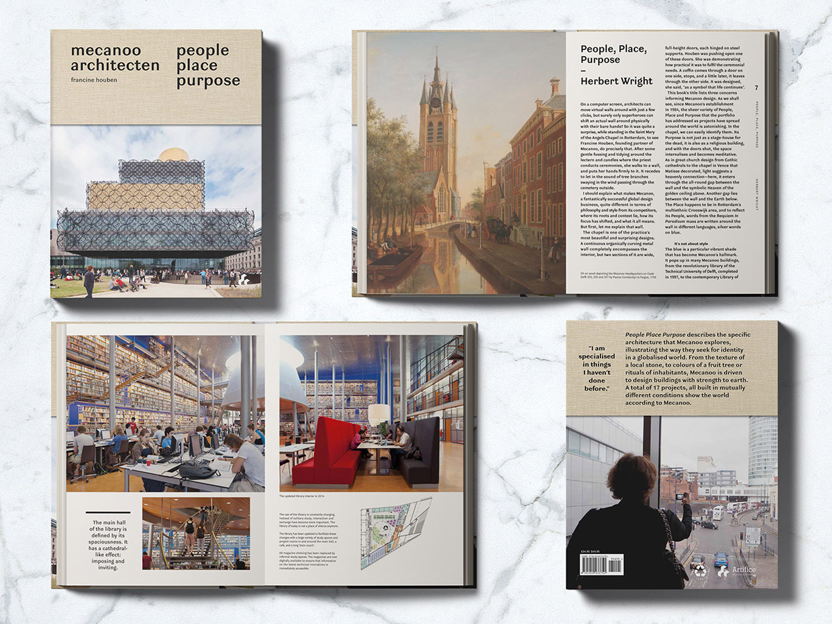 Mecanoo releases new monograph: People Place Purpose, Francine Houben/Mecanoo
