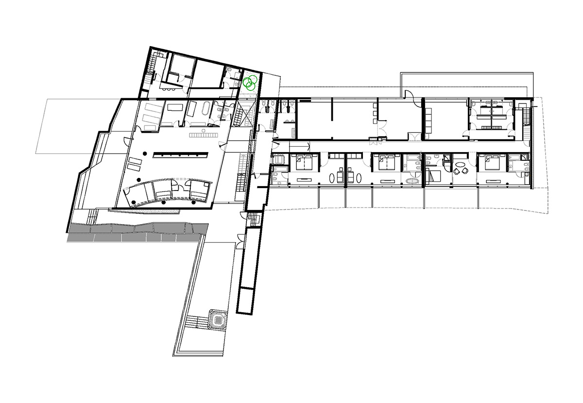 This complex protects the natural environment by creating organic design process in Argentina