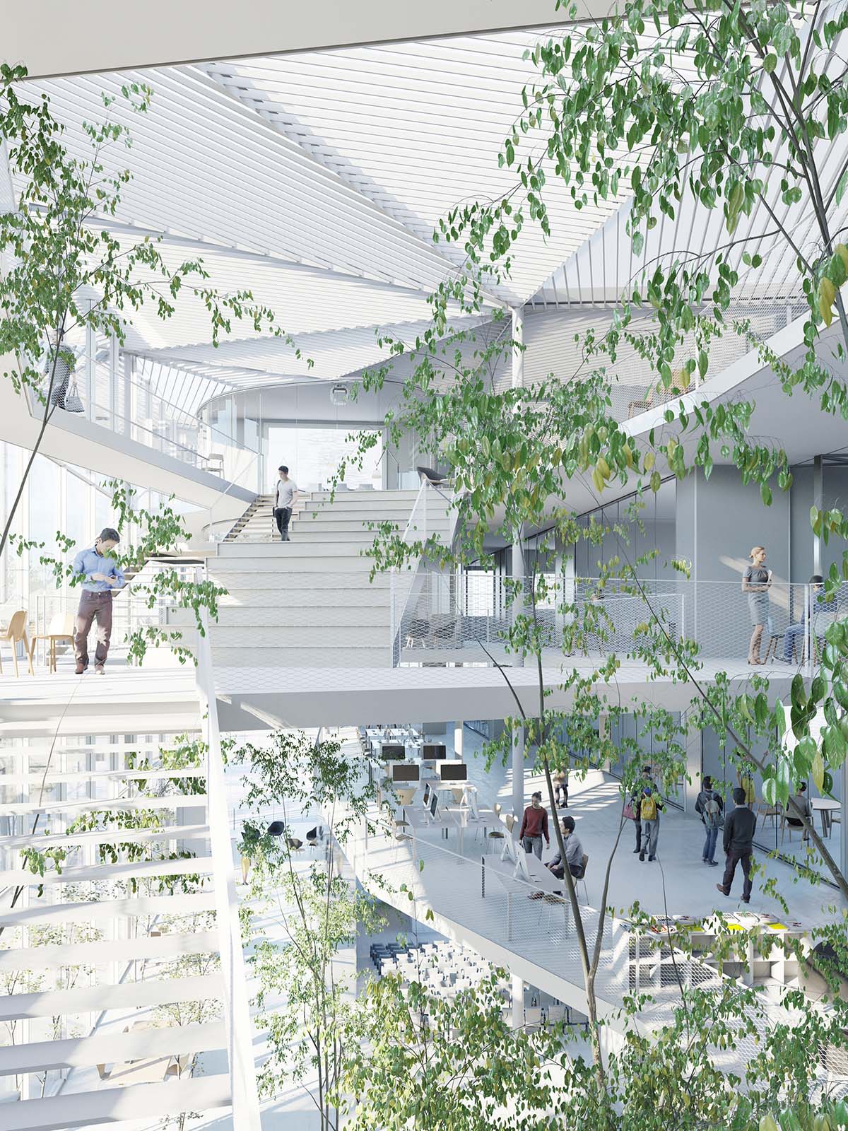 Sou Fujimoto, Nicolas Laisné & Manal Rachdi Architects talk about Ecole Polytechnique at Paris-Saclay