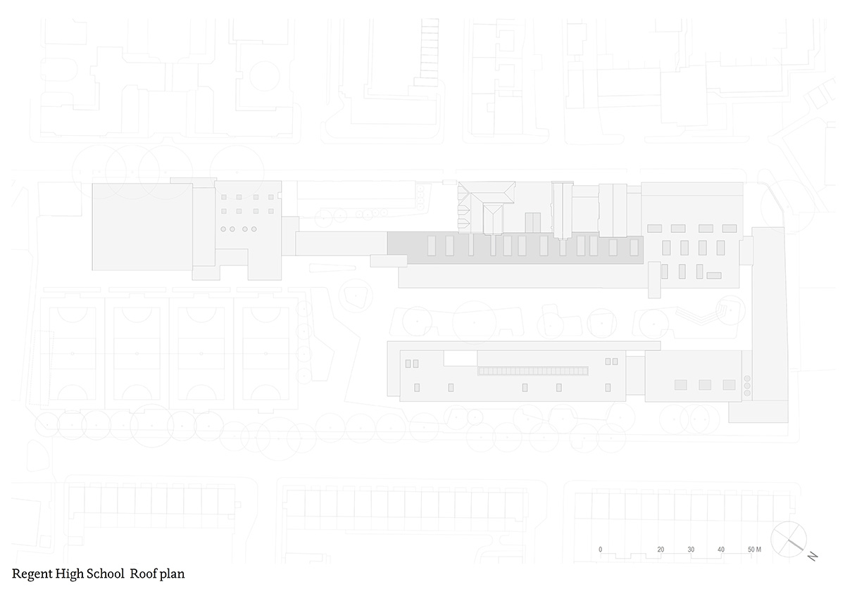 Walters & Cohen Architects transforms old community school into a contemporary High School in London