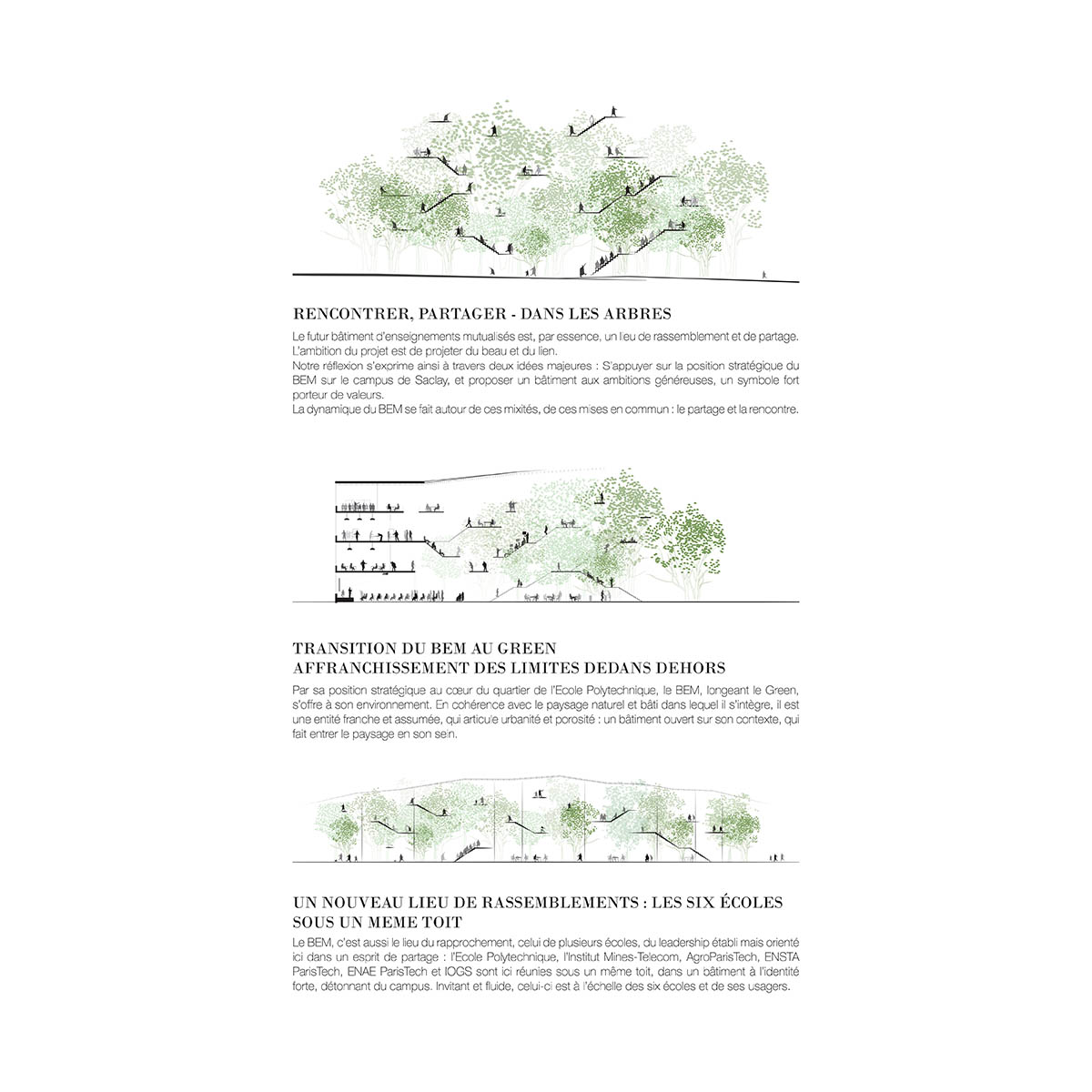 Sou Fujimoto, Nicolas Laisné & Manal Rachdi Architects talk about Ecole Polytechnique at Paris-Saclay